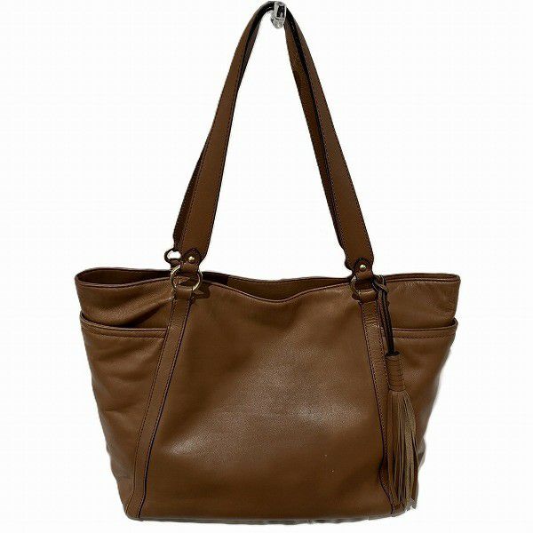 35%OFF】コールハーン ブラウン レザー バッグ ショルダーバッグ