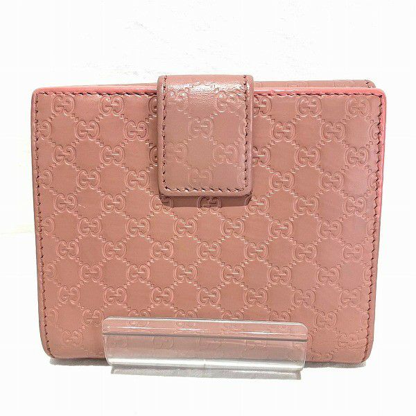 30%OFF】グッチ GUCCI マイクログッチシマ 464916 ピンク レザー