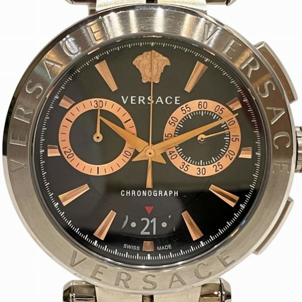 20%OFF】ヴェルサーチ アイオン VE1D01019 クォーツ クロノ