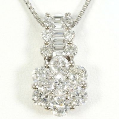 5%OFF】PT900 プラチナ PT850 プラチナ ネックレス ダイヤモンド 0.50