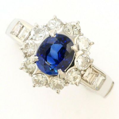 PT900 プラチナ リング・指輪 8号 ダイヤモンド 0.282 ピンク