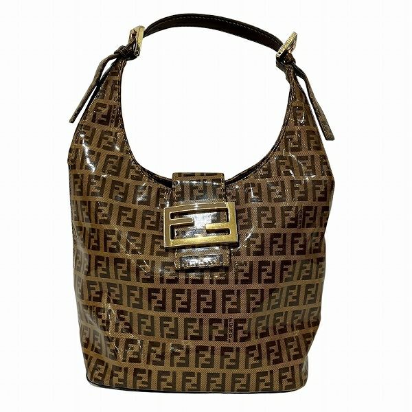 【ネネ】FENDI ズッキーノ　フェンディ　ハンドバッグ FENDI フェンディ ズッキーノ ミニハンドバッグ ポーチ