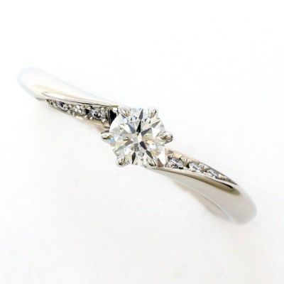 20%OFF】PT900 プラチナ リング 指輪 9号 ダイヤ 0.331 VVS1 鑑定書 総