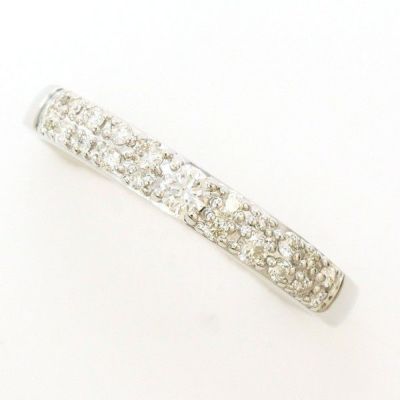 PT900 プラチナ リング・指輪 13号 ダイヤモンド 0.207 ピンク