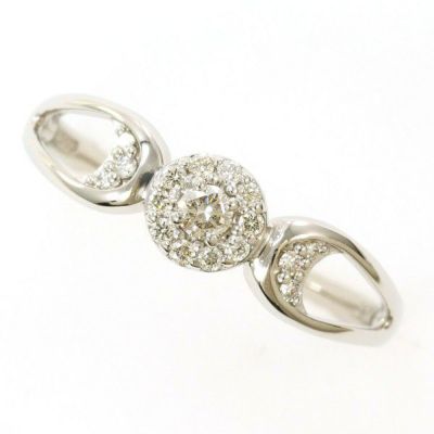 10%OFF】PT900 プラチナ リング 指輪 13号 ダイヤ 0.19 総重量約2.6g