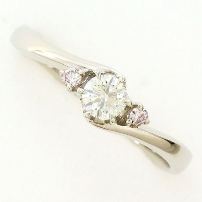 5%OFF】PT900 プラチナ リング 指輪 7号 ダイヤ 0.254 VVS2 鑑定書 総