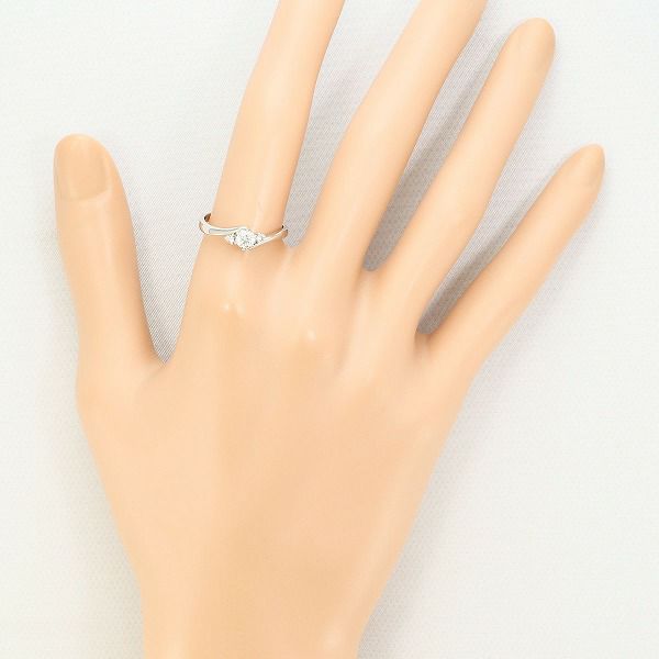 PT900 プラチナ リング・指輪 13号 ダイヤモンド 0.207 ピンク