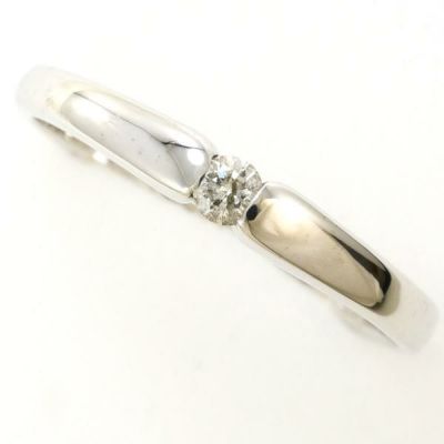 5%OFF】PT900 プラチナ リング 指輪 7号 ダイヤ 0.254 VVS2 鑑定書 総