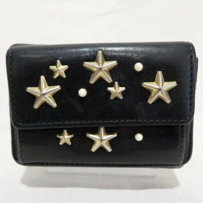 55%OFF】ジミーチュウ スタースタッズ レザー コンパクト 3